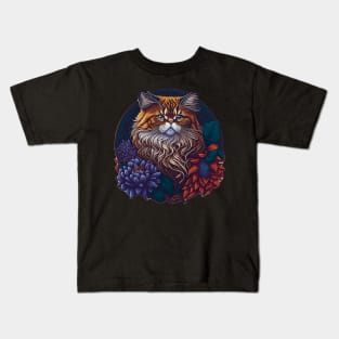 Cat Breed - Persian Kids T-Shirt